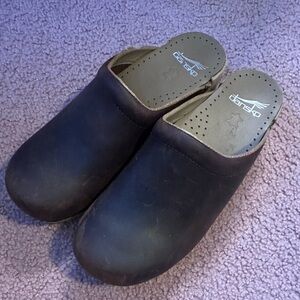 Dansko Professional Brown Oiled Leather Slip-On Loafers Size 38 Us 7.5